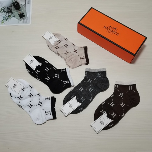 Replica Hermes Socks #885703 $27.00 USD for Wholesale