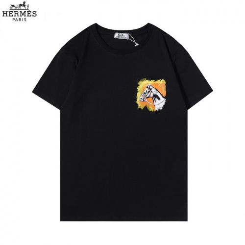 Hermes T-Shirts Short Sleeved For Men #885775 $27.00 USD, Wholesale Replica Hermes T-Shirts