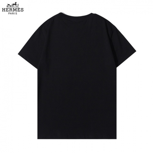 Replica Hermes T-Shirts Short Sleeved For Men #885775 $27.00 USD for Wholesale