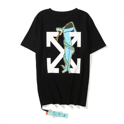 Off-White T-Shirts Short Sleeved For Men #885811 $29.00 USD, Wholesale Replica Off-White T-Shirts