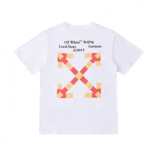 Off-White T-Shirts Short Sleeved For Men #885814 $29.00 USD, Wholesale Replica Off-White T-Shirts