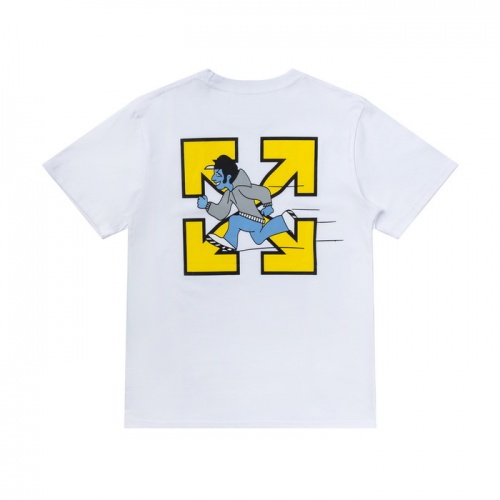 Off-White T-Shirts Short Sleeved For Men #885819 $27.00 USD, Wholesale Replica Off-White T-Shirts