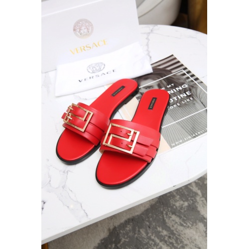 Versace Slippers For Women #885907 $68.00 USD, Wholesale Replica Versace Slippers