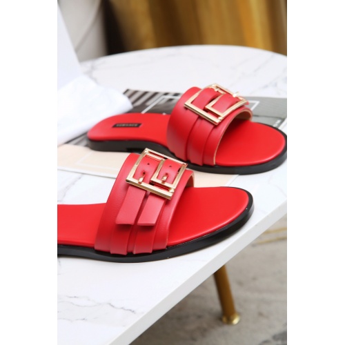 Replica Versace Slippers For Women #885907 $68.00 USD for Wholesale