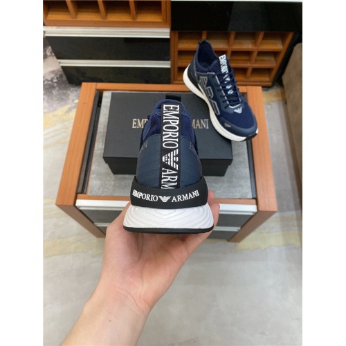 Replica Armani Casual Shoes For Men #885932 $76.00 USD for Wholesale