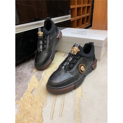 Versace Casual Shoes For Men #885957 $76.00 USD, Wholesale Replica Versace Casual Shoes