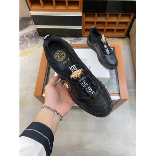 Replica Versace Casual Shoes For Men #885957 $76.00 USD for Wholesale