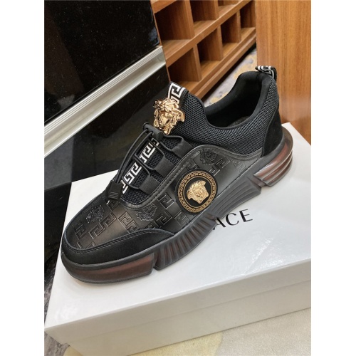 Replica Versace Casual Shoes For Men #885957 $76.00 USD for Wholesale