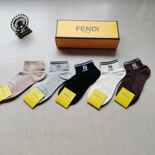 Fendi Socks #886027 $27.00 USD, Wholesale Replica Fendi Socks