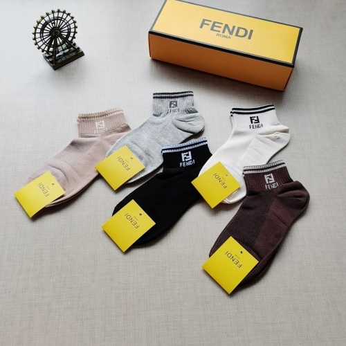 Replica Fendi Socks #886027 $27.00 USD for Wholesale