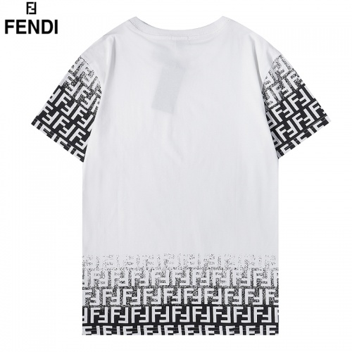 Replica Fendi T-Shirts Short Sleeved For Men #886236 $29.00 USD for Wholesale