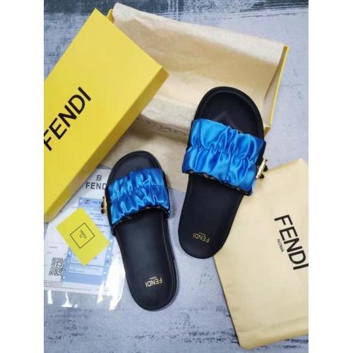 Replica Fendi Slippers For Women #886323 $72.00 USD for Wholesale