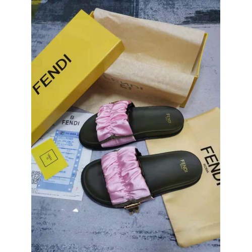 Fendi Slippers For Women #886324 $72.00 USD, Wholesale Replica Fendi Slippers