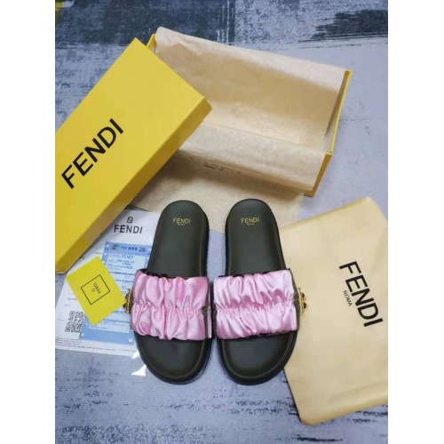 Replica Fendi Slippers For Women #886324 $72.00 USD for Wholesale