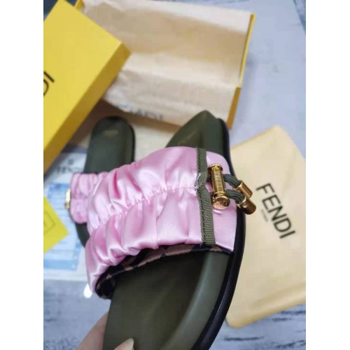 Replica Fendi Slippers For Women #886324 $72.00 USD for Wholesale
