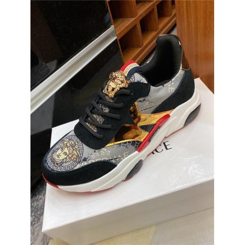 Replica Versace Casual Shoes For Men #886392 $76.00 USD for Wholesale