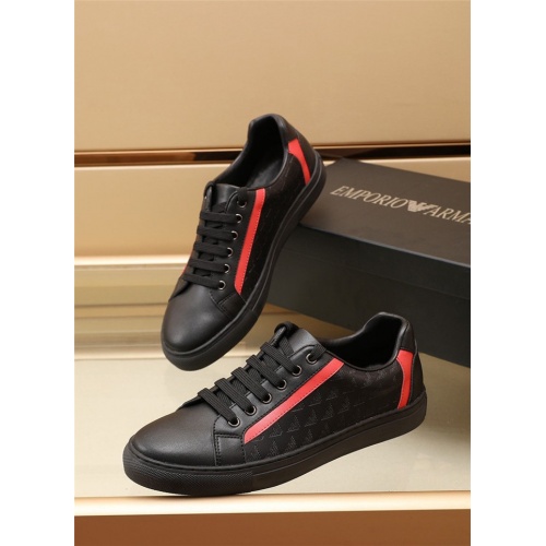 Armani Casual Shoes For Men #886395 $80.00 USD, Wholesale Replica Armani Casual Shoes