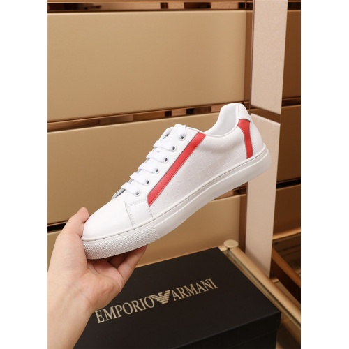 Replica Armani Casual Shoes For Men #886396 $80.00 USD for Wholesale