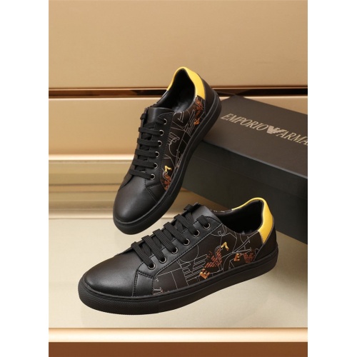 Armani Casual Shoes For Men #886399 $80.00 USD, Wholesale Replica Armani Casual Shoes
