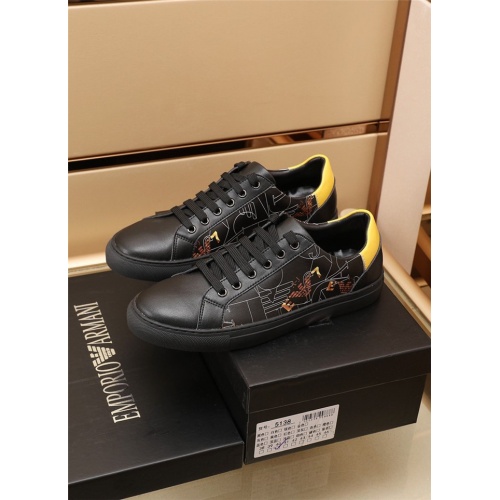 Replica Armani Casual Shoes For Men #886399 $80.00 USD for Wholesale