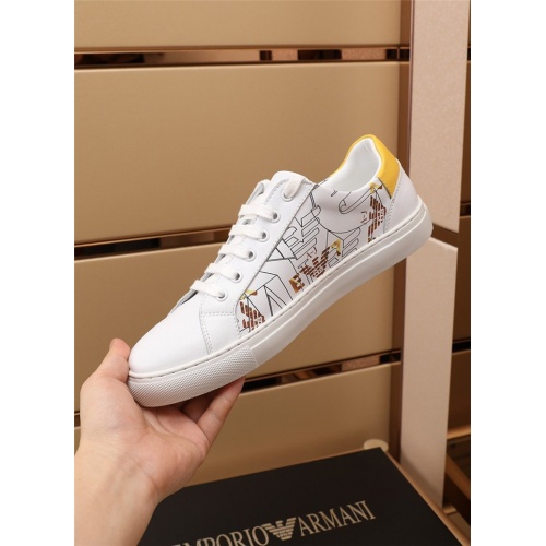 Replica Armani Casual Shoes For Men #886400 $80.00 USD for Wholesale