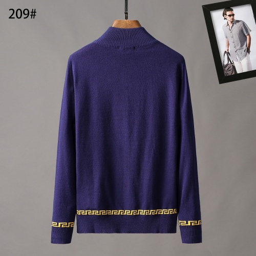 Replica Versace Sweaters Long Sleeved For Men #886483 $45.00 USD for Wholesale
