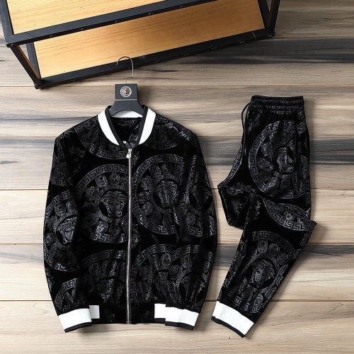 Versace Tracksuits Long Sleeved For Men #886522 $85.00 USD, Wholesale Replica Versace Tracksuits