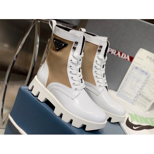 Replica Prada Boots For Women #886525 $98.00 USD for Wholesale