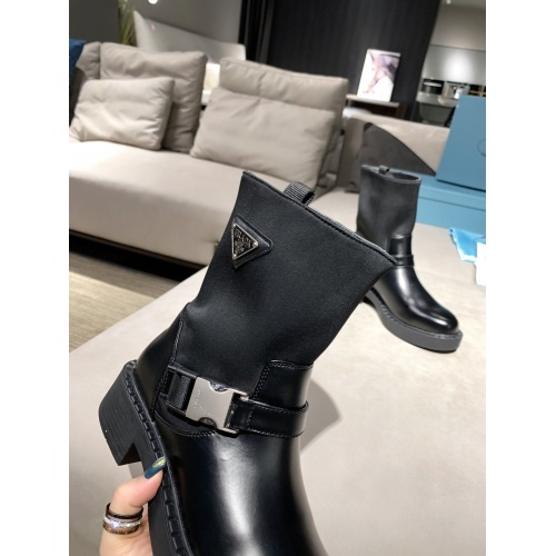 Replica Prada Boots For Women #886533 $98.00 USD for Wholesale