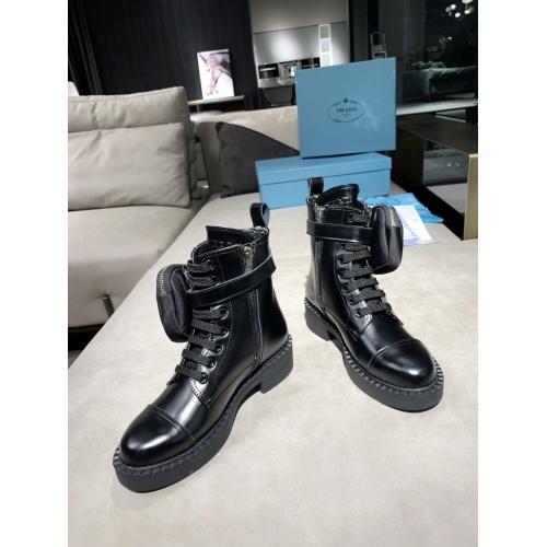 Replica Prada Boots For Women #886537 $112.00 USD for Wholesale