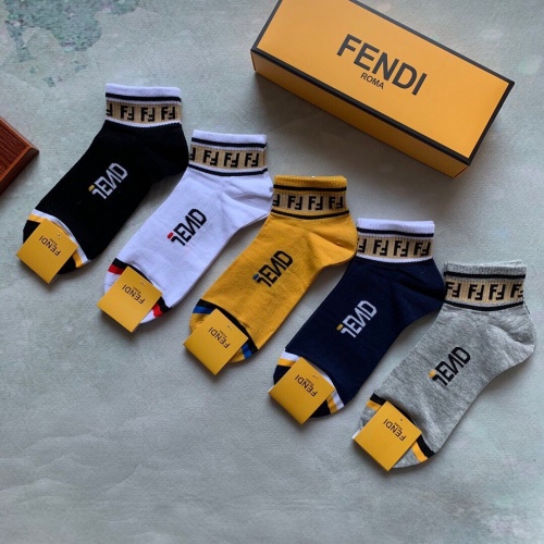 Fendi Socks #886566 $27.00 USD, Wholesale Replica Fendi Socks