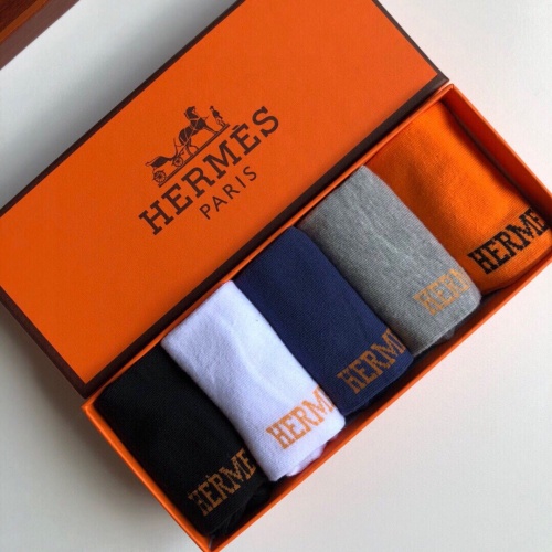 Replica Hermes Socks #886571 $27.00 USD for Wholesale