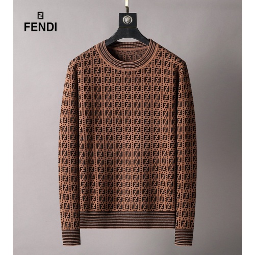 Fendi Sweaters Long Sleeved For Men #886867 $43.00 USD, Wholesale Replica Fendi Sweaters