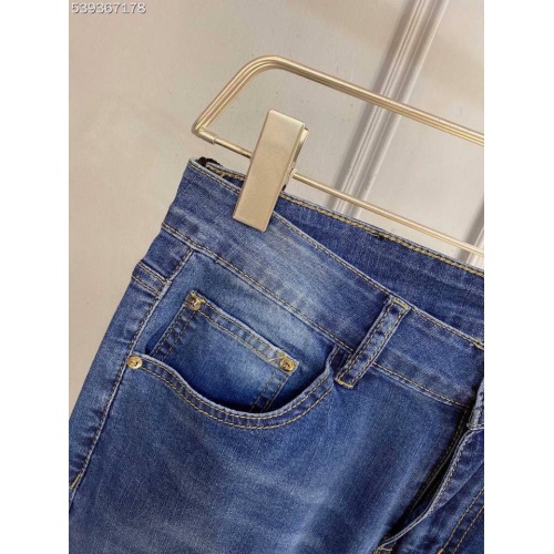 Replica Fendi Jeans For Men #886975 $50.00 USD for Wholesale