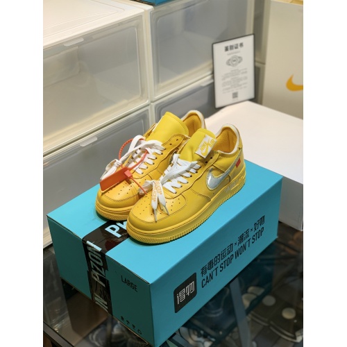 Nike&amp;Off-White Air Force 1 For Men #886988 $93.00 USD, Wholesale Replica Nike Air Force 1