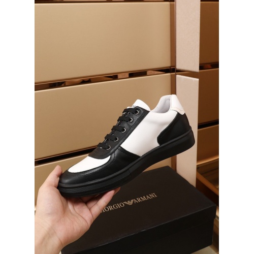 Replica Armani Casual Shoes For Men #887028 $80.00 USD for Wholesale