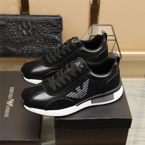 Replica Armani Casual Shoes For Men #887254 $82.00 USD for Wholesale