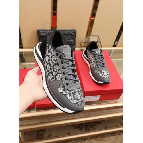 Replica Salvatore Ferragamo Casual Shoes For Men #887259 $82.00 USD for Wholesale