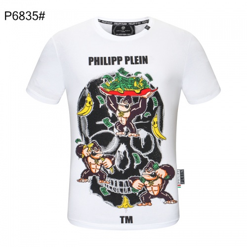 Philipp Plein PP T-Shirts Short Sleeved For Men #887484 $27.00 USD, Wholesale Replica Philipp Plein PP T-Shirts