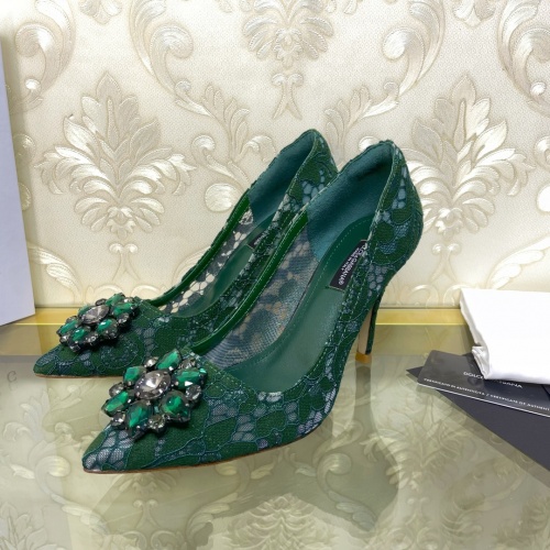 Dolce &amp; Gabbana D&amp;G High-Heeled Shoes For Women #887577 $81.00 USD, Wholesale Replica Dolce &amp; Gabbana D&amp;G High-Heeled Shoes