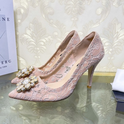 Dolce &amp; Gabbana D&amp;G High-Heeled Shoes For Women #887579 $81.00 USD, Wholesale Replica Dolce &amp; Gabbana D&amp;G High-Heeled Shoes