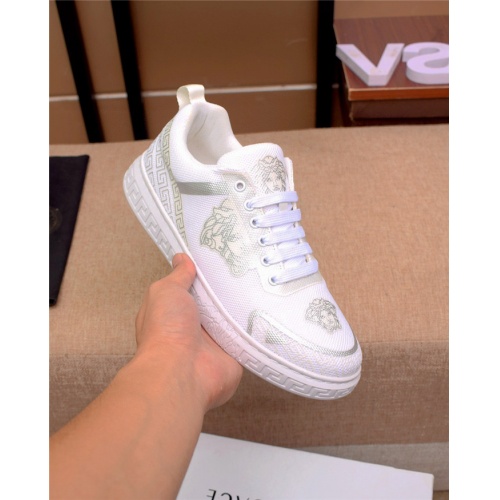 Replica Versace Casual Shoes For Men #887917 $76.00 USD for Wholesale