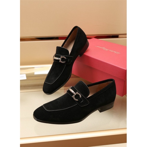 Ferragamo Salvatore FS Leather Shoes For Men #887956