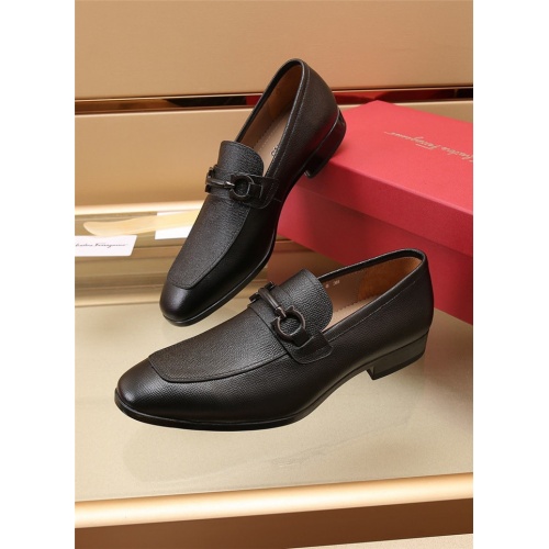Salvatore Ferragamo Leather Shoes For Men #887958 $118.00 USD, Wholesale Replica Salvatore Ferragamo Leather Shoes