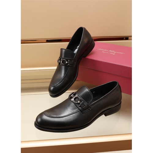Salvatore Ferragamo Leather Shoes For Men #887962 $85.00 USD, Wholesale Replica Salvatore Ferragamo Leather Shoes