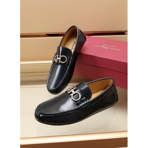 Salvatore Ferragamo Leather Shoes For Men #887977 $92.00 USD, Wholesale Replica Salvatore Ferragamo Leather Shoes