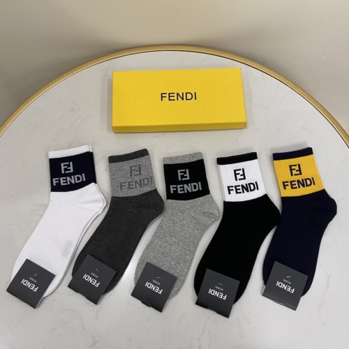 Fendi Socks #888250 $27.00 USD, Wholesale Replica Fendi Socks