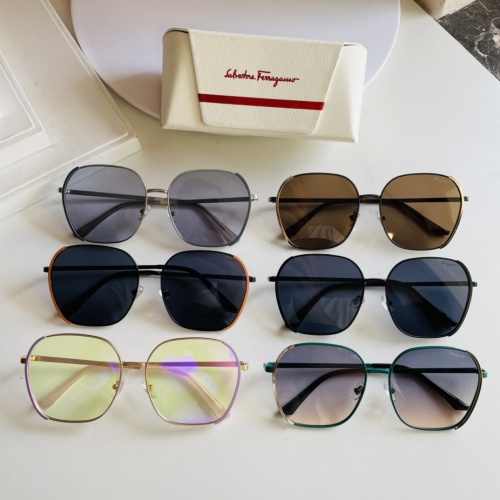 Replica Salvatore Ferragamo AAA Quality Sunglasses #888306 $45.00 USD for Wholesale