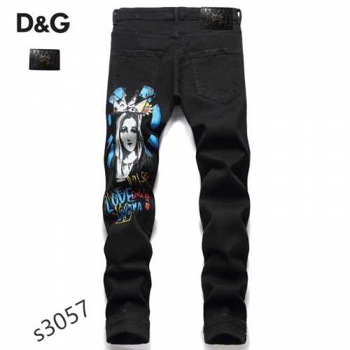Replica Dolce & Gabbana D&G Jeans For Men #888430 $48.00 USD for Wholesale