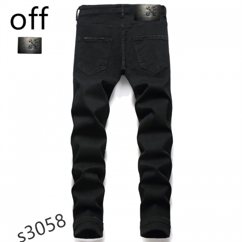 Replica Off-White Jeans For Men #888435 $48.00 USD for Wholesale